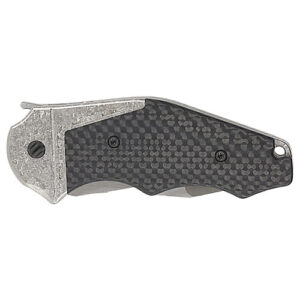 Alternative view of GTC Cabot - Carbon Fiber, Crystallized Titanium Handle, S90V Blade