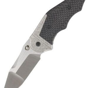 GTC Cabot - Carbon Fiber, Crystallized Titanium Handle, S90V Blade