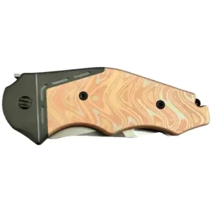 Alternative view of GTC Cabot - Mokume, Zirconium, S90V